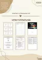 Vorschau - Stundenentwürfe - "Die Sicherheitsbelehrung": Unterrichtsstunde (90 min) - Deckblatt