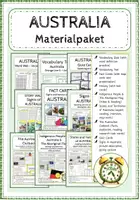 Vorschau - Arbeitsblätter - AUSTRALIA - Materialpaket - Deckblatt