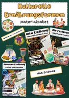 Vorschau - Arbeitsblätter - Kulturelle Ernährungsformen: Halal, Koscher, Kaschrut, Hindu Ernährung - Deckblatt