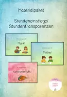 Vorschau - Präsentationen/Tafelbilder - Materialpaket: Stundeneinstiege/ Stundentransparenzen - Deckblatt