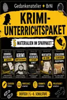 Vorschau - Stundenentwürfe - Kriminalgeschichte Unterrichtspaket - 5 Materialien im Sparpaket - Deckblatt