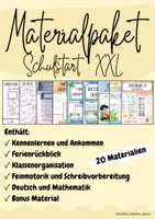 Vorschau - Arbeitsblätter - Schulstart XXL – Das grosse Materialpaket für die 1. & 2. Klasse - Deckblatt