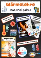 Vorschau - Arbeitsblätter - Wärmelehre Materialpaket - Deckblatt