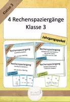 Vorschau - Stationenlernen - Rechenspaziergänge Klasse 3 - Deckblatt