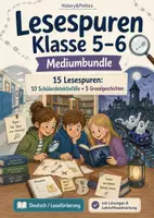 Vorschau - Spiele - Lesespuren Klasse 5–6 Mediumbundle - Deckblatt