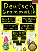 Vorschau - Arbeitsblätter - Grammatik - Deckblatt