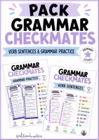 Vorschau - Stundenentwürfe - Grammar Checkmates – Complete Grammar Pack (Primary Level) - Deckblatt