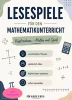 Vorschau - Stundenentwürfe - Materialpaket: Lesespiele für den Mathematikunterricht (Klasse 5 bis 8) - Deckblatt