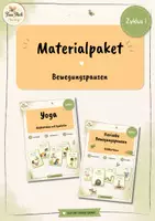 Vorschau - Materialpaket Bewegungspausen: Yoga + tierische Bewegungspausen - Deckblatt