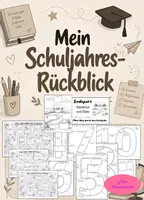 Vorschau - Stundenentwürfe - Materialpaket Schuljahresende - Schuljahresrückblick - Reflexion - Deckblatt
