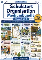 Vorschau - Arbeitsblätter - Schulstart Organisation Mediumbundle Klasse 5 bis 6 Klassenleitung Übergänge Sicherheit und Mitwirkung - Deckblatt
