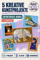 Vorschau - Stundenentwürfe - Kunst in 30 Minuten – 5 kreative Sofortdruck-Projekte | Kunst-Bundle - Deckblatt