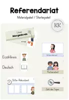 Vorschau - Stationenlernen - MATERIALPAKET - Referendariat - Starterpaket - Deckblatt