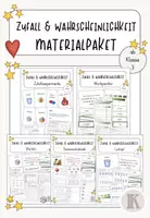 Vorschau - Arbeitsblätter - Materialpaket - Zufall & Wahrscheinlichkeit - Deckblatt