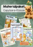 Vorschau - Arbeitsblätter - Wachsendes Materialpaket: Capybara-Klasse - Deckblatt