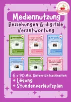 Vorschau - Medien, Beziehungen & digitale Verantwortung - Materialpaket | Ethik & Medienbildung - Deckblatt