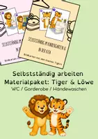 Vorschau - Präsentationen/Tafelbilder - Materialpaket Selbstständig im Kindergarten und in der Kita: WC, Händewaschen & Garderobe - Deckblatt