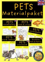 Vorschau - Arbeitsblätter - PETS Haustiere - Deckblatt