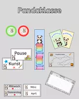 Vorschau - Poster - Pandaklasse Wachsendes Materialpaket - Deckblatt