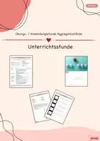 Vorschau - Stundenentwürfe - "Übung Aggregatzustände" - Unterrichtsstunde (45 min) - Deckblatt