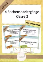 Vorschau - Arbeitsblätter - Rechenspaziergänge Klasse 2 - Deckblatt