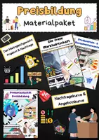 Vorschau - Arbeitsblätter - Preisbildung Materialpaket: Angebot, Nachfrage, Marktgleichgewicht & Preiselastizität - Deckblatt