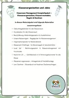 Vorschau - Mal- und Bastelvorlagen - Classroom Management Komplettpaket – Klassenorganisation, Klassenraumdeko, Regeln & Routinen - Deckblatt