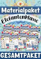 Vorschau - Arbeitsblätter - Materialpaket: Elefantenklassse | Gesamtpaket - Deckblatt