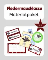 Vorschau - Spiele - Fledermausklasse Materialpaket - Deckblatt