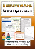 Vorschau - Spiele - Betriebspraktikum Klassen 7–9 | Unterrichtsmaterial zur Vor- und Nachbereitung - Deckblatt