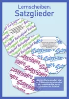 Vorschau - Stationenlernen - Lernscheiben - Satzglieder - Deckblatt