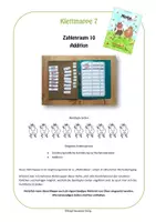 Vorschau - Stationenlernen - Klettmappen 7 & 8 - ZR 10 Addition/Subtraktion - Deckblatt