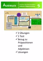 Vorschau - Arbeitsblätter - Bundle: Beschreiben - Deckblatt