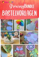 Vorschau - Spiele - Bastelvorlagen für die Grundschule growing Bundle - Deckblatt