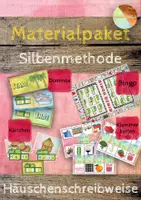 Vorschau - Spiele - Materialpaket - Silbenmethode und Häuschenschreibweise - Deckblatt