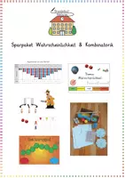 Vorschau - Arbeitsblätter - Wahrscheinlichkeit & Kombinatorik: XXL Sparpaket - Mathe - Kl. 2-4 - Deckblatt