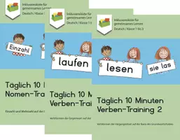 Vorschau - Arbeitsblätter - Sparpaket: Täglich 10 Minuten Nomen- und Verben-Training - Deckblatt