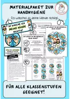Vorschau - Arbeitsblätter - Materialpaket für Klassen 4-6 "Rund um die Hygiene" - Deckblatt