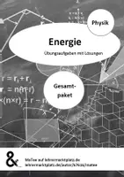 Vorschau - Arbeitsblätter - Arbeitspaket Energie - Deckblatt