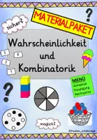Vorschau - Arbeitsblätter - Materialpaket - Wahrscheinlichkeit und Kombinatorik 1 - Deckblatt