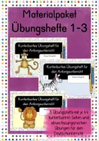 Vorschau - Arbeitsblätter - Materialpaket Übungshefte 1-3 - Deckblatt