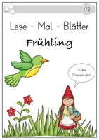Vorschau - Arbeitsblätter - Lese-Mal-Blätter Sparpaket Frühling/Ostern #LMPKracher2020 - Deckblatt