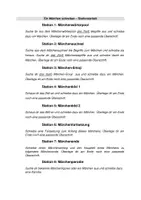 Vorschau - Arbeitsblätter - Stationsarbeit: Ein Märchen schreiben + Märchenmerkmale pdf/docx - Deckblatt
