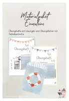 Vorschau - Arbeitsblätter - Materialpaket zum kleinen Einmaleins und Einsdurcheins - Deckblatt