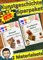 Vorschau - Arbeitsblätter - Materialpaket: Romanik und Karolingische Kunst - Deckblatt