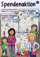 Vorschau - Spiele - SPENDENAKTION - Kreative Aufgaben für zu Hause - Deckblatt