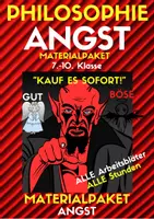 Vorschau - Stundenentwürfe - MATERIALPAKET: UE ANGST & BEDROHUNG - Deckblatt