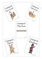 Vorschau - Spiele - Lesespiele-Materialpaket - Deckblatt
