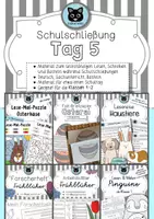 Vorschau - Unterrichtsreihen - Schulmaterial bei Schulschließung - Tag 5 - Deckblatt