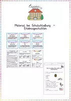 Vorschau - Stationenlernen - Material bei Schulschließung - Erlebnisgeschichten - Deckblatt